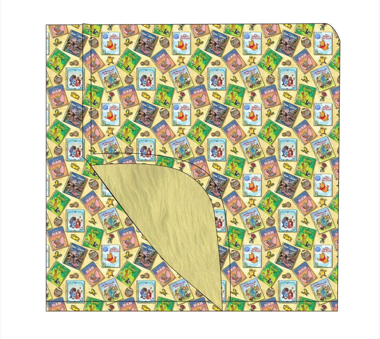 RTS:The OGs Bamboo-Front / Minky-Fleece-Backed blanket