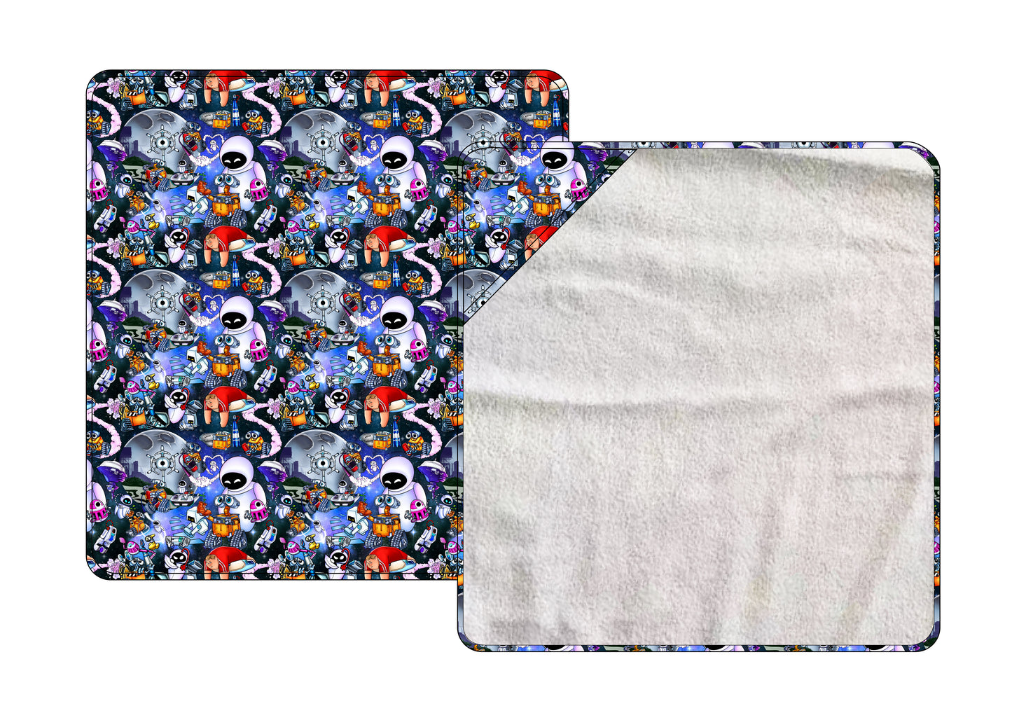 Trash-Bot Hooded Towels 40x40