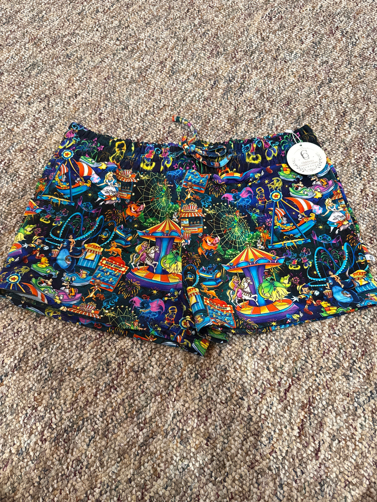 Light Up Parks Mom Shorts French Terry