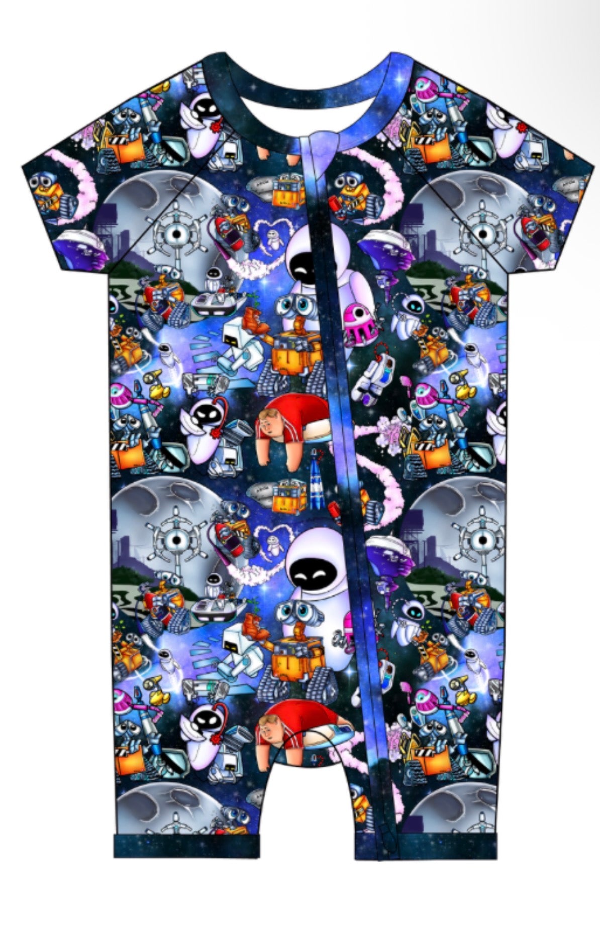 Trash-Bot Zipper Shortie