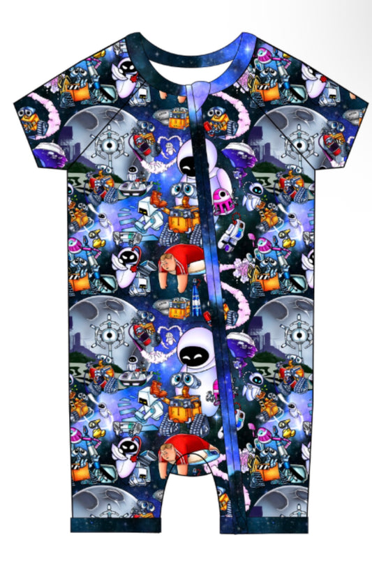 Trash-Bot Zipper Shortie
