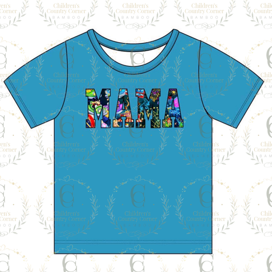 RTS:Light up Parks MAMA T-Shirt
