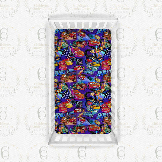 RTS: I Am Speed” Fitted Crib Sheet