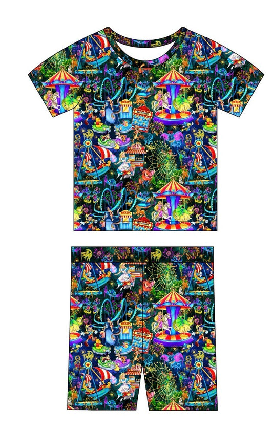 Light Up Parks 2 piece SS&Shorts