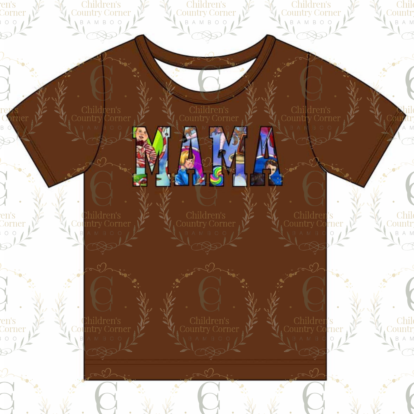 RTS:Golden Chocolate MAMA T-Shirt