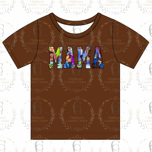 RTS:Golden Chocolate MAMA T-Shirt