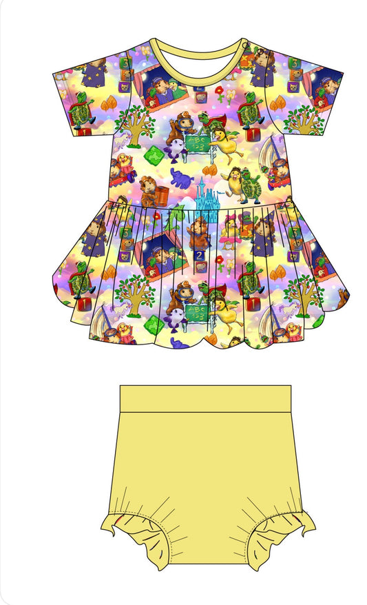 RTS:Rescue Pets Peplum and Bummie Set