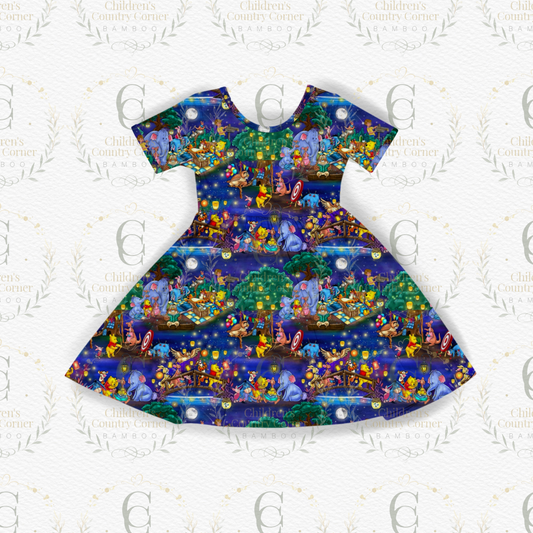 RTS: Honey Bear Short Sleeve Twirl