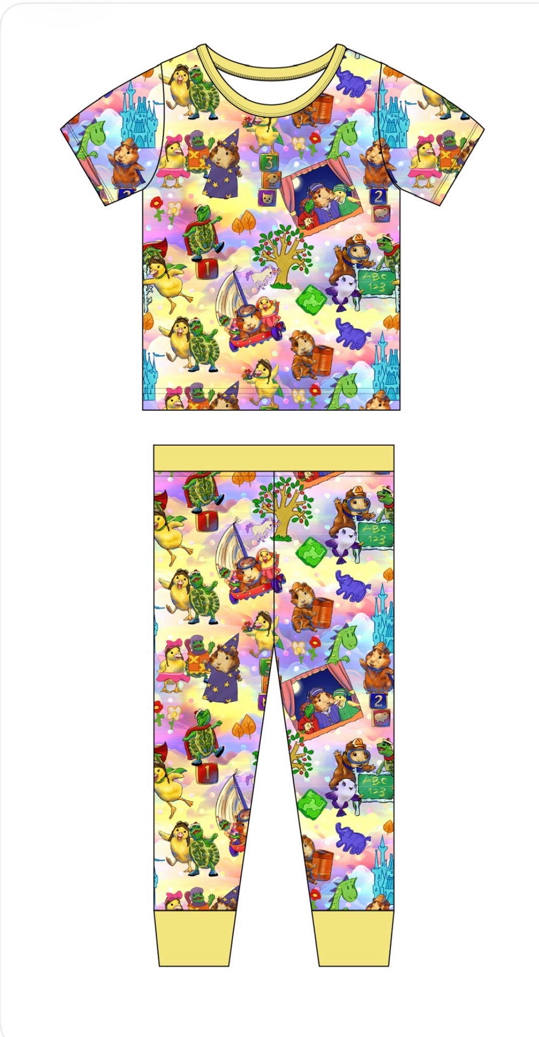 RTS:Rescue Pets 2 piece Short Sleeve and pants