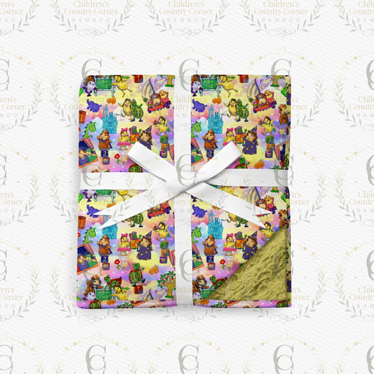 RTS:Rescue Pets Bamboo-Front / Minky-Fleece-Backed blanket
