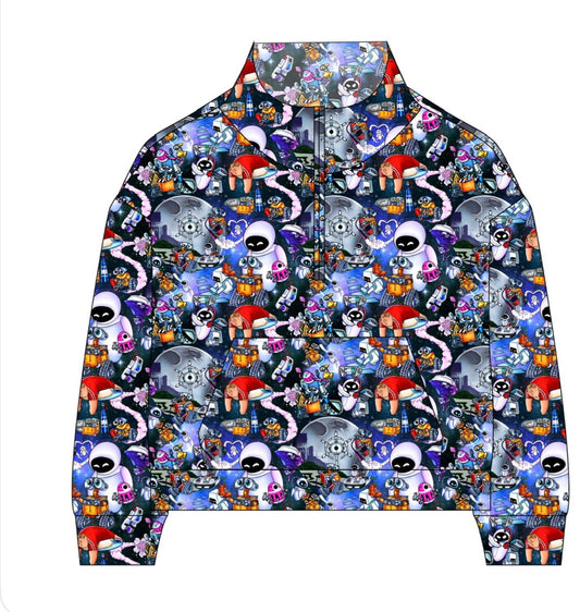 Trash-Bot Adult French Terry Quarter Zip