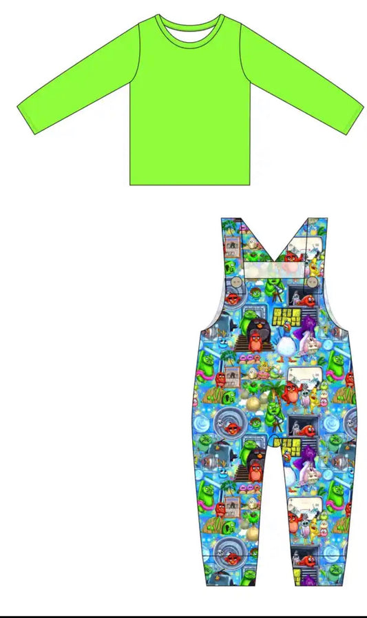 Anger Management Shirt with Overalls