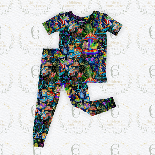 RTS:Light up Parks 2 piece Short Sleeve and pants