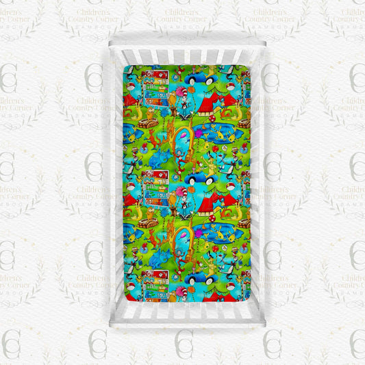 RTS:The Places You'll Go” Fitted Crib Sheet