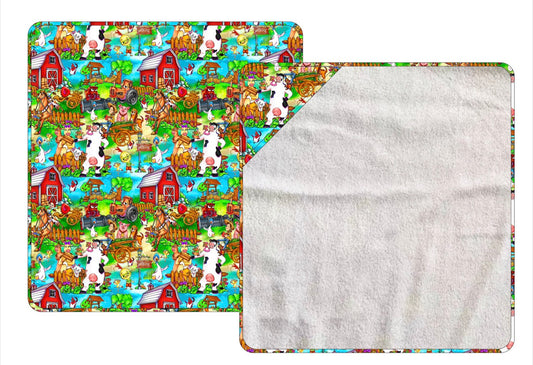 Down On The Farm Hooded Towels 40x40