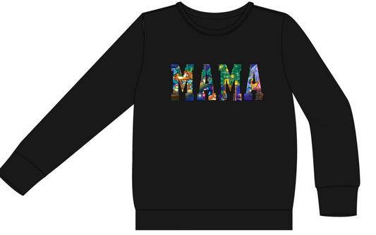 RTS: Honey Bear”  MAMA French Terry Bamboo Sweater