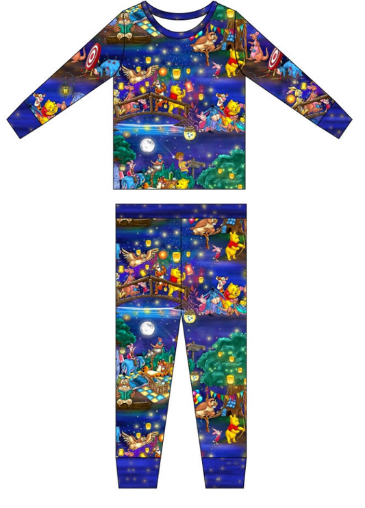 RTS: Honey Bear Long Sleeve and Pants 2 piece