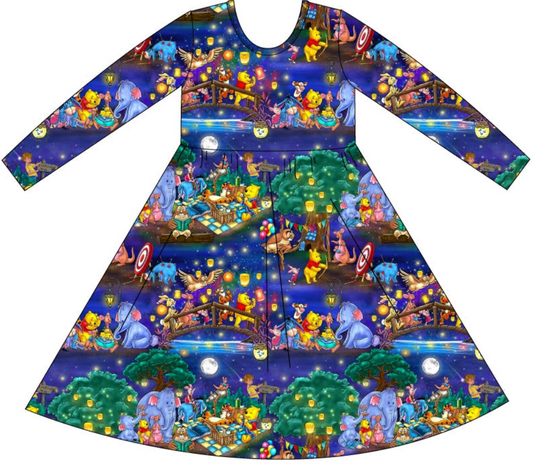 RTS: Honey Bear Long Sleeve Twirl