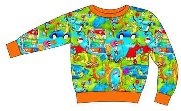 RTS: French Terry Crew Neck SIZE DOWN The Places You'll Go